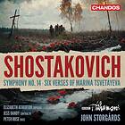 BBC Philharmonic Orchestra Shostakovich: Symphony No. 14, Six Verses Of Marina Tsvetayeva CD