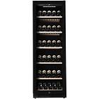PeVino Noble Display 148 flasker 1 zon Svart glasfront