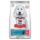 Hills Science Plan Hypoallergenic Adult Medium torrfoder för hundar med lax 2,5kg