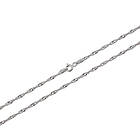 SILVER 925 Silverhalsband Singapore 2,25 mm bred Silver 40 cm Dam