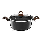 Ambition Saucepan beläggning Qualum Basic Stone Edition Darkwood 28 cm