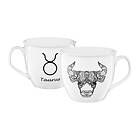 Ambition Mugg i porslin Zodiac 550ml Oxen