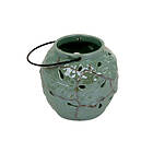 myHome Keramisk lykta Tropic 13 x 12,2 cm grön MY HOME