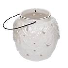 myHome Keramisk lykta Tropic 15,5 x 15,3 cm vit MY HOME