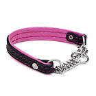 Hundhalsband med kedja,