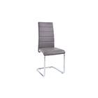 Loft24 Aleia Matstol Konstläder 2-pack Grey/Silver 59200198