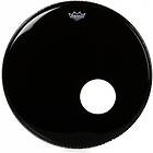 Remo Bass Powerstroke 3 Ebony 22 Diameter 5 Black DynamO Installed