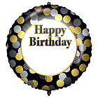 Milestone Happy Birthday Folieballong med Bokstäver