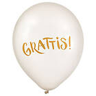 Grattis Ballonger Pärlvit