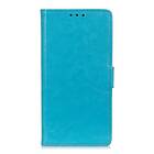 Nokia 1,3 Classic Leather Flip Case m. Stand & Card Holder Cyan