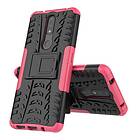 Nokia 2,4 Hybrid Tough Case m. Stativfunktion Svart / rosa