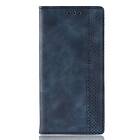 Nokia 5.3 Retro Leather Wallet Case Blue