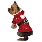 Zack & Zoey Santa Claus Sequin Dog Hoodies