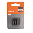 Bahco Bits 59S 1/4'' XZN M8 25mm 3-pack