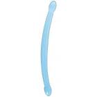 Crystal Clear Double Dildo 17" (Färg: Blue)