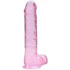 Crystal Clear Dildo 9" (Färg: Pink)