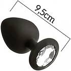 Attraction Silicone Diamond Buttplug (Storlek: Large)