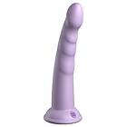 Dillio Slim Seven 7" Platinum Silicone Dildo (Färg: Purple)