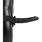 Vibrating Hollow Strap-on 10" (Färg: Black)