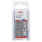 Bosch Metallborr PointTeQ Hex HSS-R 3,0mm med 1/4'' sexkantfäste 10-pack