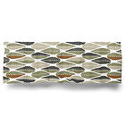 Arvidssons Textil Blader Gardinkappa Beige/Grön Metervara