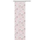 Arvidssons Textil Blomstersurr Panelgardin Ljusrosa