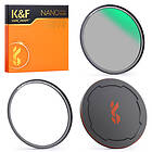K&F 49mm Magnetisk Polarisationsfilter med adapterring & magnetlock
