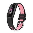 Kamda Silikonarmband & Rosa för Fitbit Luxe 110-210mm