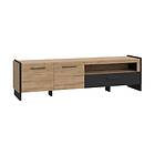 Gevgelija Bokhylla 41x187 cm Brown/Svart MNRT131L-M401