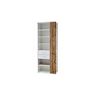 Granadie Bokhylla Hvit/Tre/Natur GRX1FT79