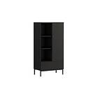 Querty Bokhylla 70x140x41 cm Svart