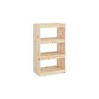 Bokhylla/rumsavdelare 60x30x103,5 cm massiv furu Trä 808163