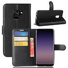 Kamda Plånboksfodral för Galaxy A8 Svart