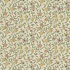 William Morris Fruit Ivory/Teal Tyg