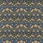 William Morris Strawberry Thief Indigo/Mineral Tyg