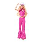 Barbie the Movie Margot Robbie As Barbie In Pink Western Outfit