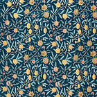 William Morris Fruit Velvet Inidgo/Slate Tyg