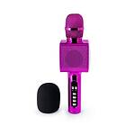 Bigben Interactive Party Karaoke Microphone with LED Bluetooth Pink
