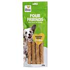 Four Friends Twisted Stick Chicken 25 cm 4 st (Mellan/Stora Hundar)
