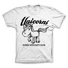 Unicorns - Ponies With Party Hats T-Shirt (Herr)