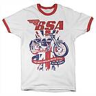 B.S.A. Union Jack Ringer Tee T-Shirt (Herr)