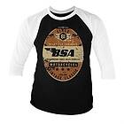 B.S.A. - Birmingham Small Arms Co. Baseball 3/4 Sleeve Tee, Long Sleeve T-Shirt (Herr)