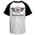 Budweiser Vintage Eagle Baseball T-Shirt (Herr)