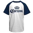 Corona Washed Logo Baseball T-Shirt (Herr)