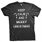 Keep Calm And Merry Christmas T-Shirt (Herr)