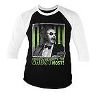 Beetlejuice - Ghost With The Most Baseball 3/4 Sleeve Tee, Long Sleeve T-Shirt (Herr)