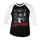 Suicide Squad Baseball 3/4 Sleeve Tee, Long Sleeve T-Shirt (Herr)