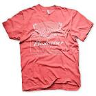 Budweiser White Logo T-Shirt (Herr)