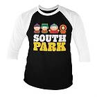 South Park Baseball 3/4 Sleeve Tee, Long Sleeve T-Shirt (Herr)