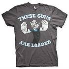 Popeye These Guns Are Loaded T-Shirt (Herr)